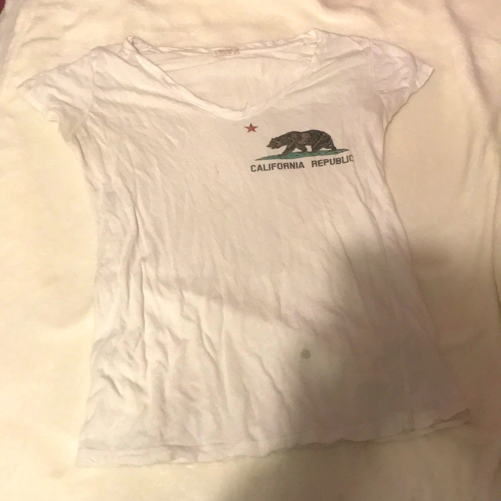 Brandy Melville White California Top